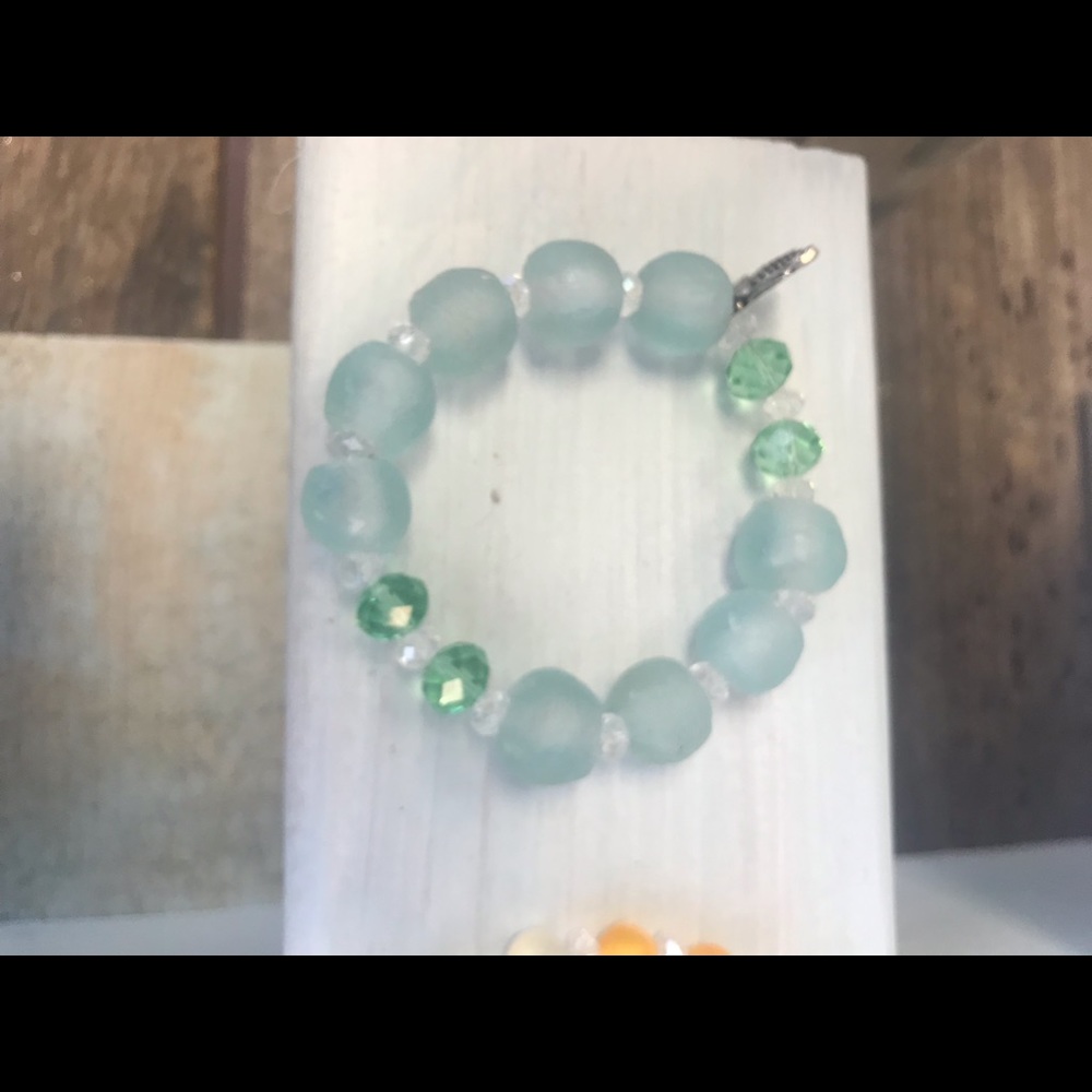 Seaglass bracelet